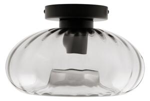 Osram - Stropní svítidlo DECOR SMOKE 1xE27/12W/230V pr.28 cm černá/kouřová šedá