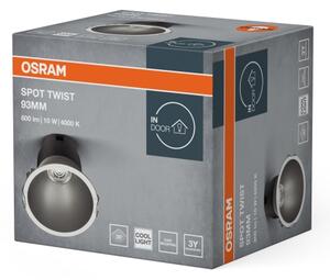 Osram -LED Podhledové svítidlo SPOT TWIST LED/10W/230V pr. 9,3 cm bílá/stříbrná
