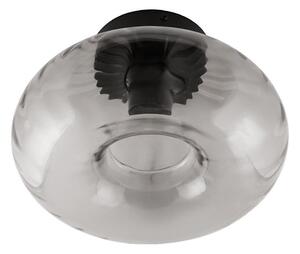 Osram - Stropní svítidlo DECOR SMOKE 1xE27/12W/230V pr.28 cm černá/kouřová šedá