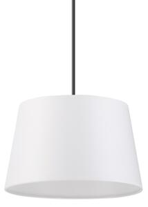 Lustr na lanku AIDA 1xE27/60W/230V pr. 25 cm dub/ořech/bílá