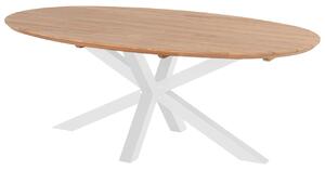 Zahradní oválný stůl Stephanie Hartman o rozměru 200x120cm Barva: white