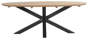 Zahradní oválný stůl Stephanie Hartman o rozměru 200x120cm Barva: black