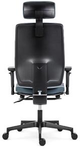 ANTARES kancelářská židle 1930 SYN Eclipse MAXI PDH, nosnost 130 kg, Mechanika: SL s posuvem sedáku, Hlavová opěrka: Ano, Područky: AR08 PU, Kříž: Plastový černý. Židle je v plné výbavě