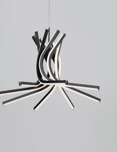 LED lustr Narvi 50 černé – Černá