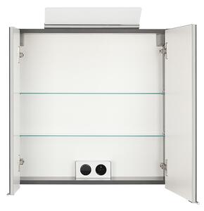 Zrcadlová skříňka závěsná s LED osvětlením Livie A 60 ZS - A-Interiéry