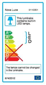 LED lustr Arte 64 černé – Černá
