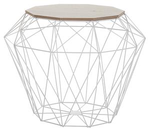 Konferenční stolek světle hnědý/bílý ELIDA