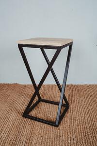 Wudboys [Z] odkládací stolek Barva kovu: Individuální dle dohody, Dřevo..: Buk, moderní skandinávský styl
