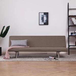 282201 Sofa Bed Taupe Polyester