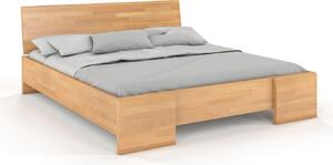 Dřevěná postel HESSLER High & LONG, delší o 20cm, buk (Rozměr: 160x220 cm, Barva: Přírodní)