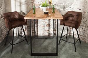 Barový stůl IRON CRAFT 120 CM NATUR masiv mango Nábytek | Jídelní prostory | Barové stoly
