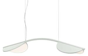 FLOS Almendra Arch LED závěsné světlo dlouhé, bílá