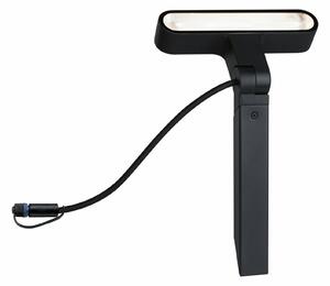 PAULMANN Plug & Shine LED spot Ito IP65 3000K 6W antracit horizontální