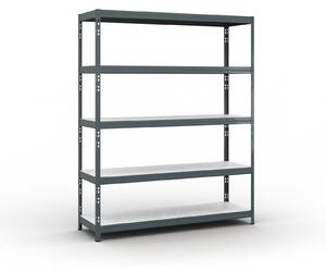 Policový regál 1966x1600x500 mm, nosnost 350kg