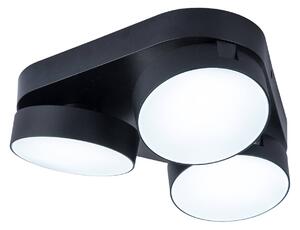 LED stropní bodové světlo Stanos CCT 3zdroje černá