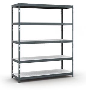 Policový regál 1966x1600x600 mm, nosnost 350kg