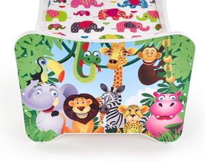 Dětská postel HAPPY JUNGLE, vícebarevná