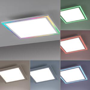 LED stropní svítidlo Lemování, CCT + RGB, 40x40cm