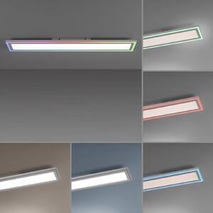 LED stropní svítidlo Lemování, CCT + RGB, 100x18cm