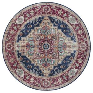 Nouristan - Hanse Home koberce AKCE: 160x160 (průměr) kruh cm Kusový koberec Asmar 104017 Indigo/Blue kruh - 160x160 (průměr) kruh cm