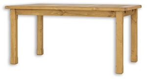 Drewmax ST701 80x80 - Rustikální stůl masiv borovice (Kvalitní borovicový stůl z masivu)