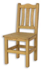 KT703 dřevěná rustikální jídelní židle z přírodní borovice Drewmax (Povrch přírodní vosk!)