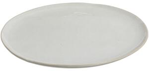 OnaDnes -20% Bílý keramický talíř J-line Neil 34 cm