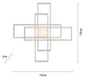 Paul Neuhaus Q-ASMIN LED stropní světlo 110x110 cm