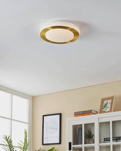 EGLO Koupelnové LED stropní světlo CARPI, 3x3,6W, teplá bílá, 30cm, kulaté, mosazné 900369