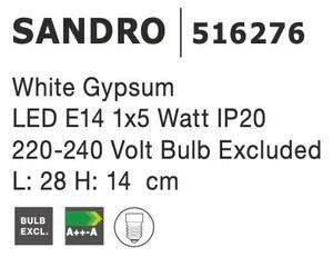 Nástěnné svítidlo Sandro 10 bílé – Bílá