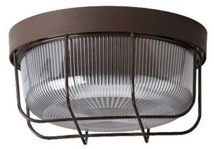 OSMONT ELE57742 ELEKTRA 3 K stropní/nástěnné průmyslové plastové svítidlo hnědá / bílá IP54 4000 K 7W LED