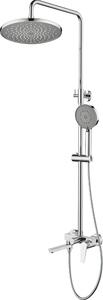 Shower system with mixing valve