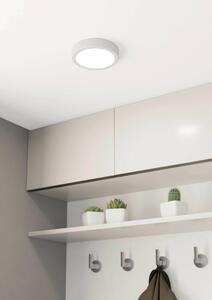 EGLO LED stropní osvětlení do koupelny FUEVA 5, 11W, teplá bílá, 16cm, kulaté, bílé 900638