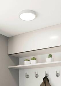 EGLO LED stropní osvětlení do koupelny FUEVA 5, 17W, teplá bílá, 21cm, kulaté, bílé 900654