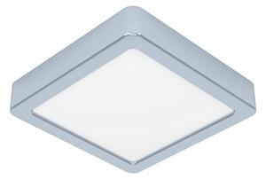 EGLO LED stropní osvětlení do koupelny FUEVA 5, 11W, teplá bílá, 16x16cm, hranaté, chromované 900649