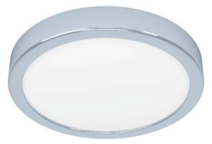 EGLO LED stropní osvětlení do koupelny FUEVA 5, 17W, teplá bílá, 21cm, kulaté, chromované 900641