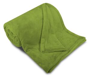 Deka z kolekce SLEEP WEEL. Přijemná deka z mikroflanelu v kiwi barvě. Rozměr deky je 150x200 cm