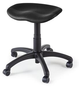 AJ Produkty Židle TYRA, bez opěradla, černá