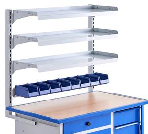 AJ Produkty Kompletní sada polic k pracovnímu stolu FLEX