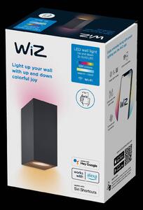 Nástěnné světlo WiZ LED Up&Down, černé