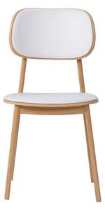 Jídelní židle Verde bílá koženka
