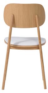 Jídelní židle Verde bílá koženka