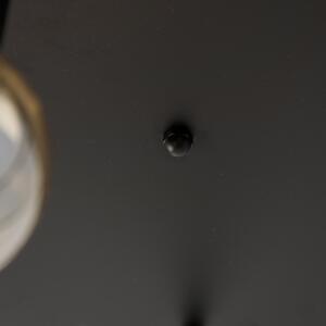 Moderní stropní svítidlo černé 5 světel - Facil