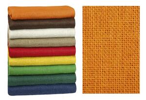 BELLATEX Dekorační jutová plachetka Oranžová 1, 3 m x 3 m