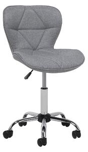 Kancelářská židle čalouněná šedá VALETTA