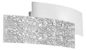 Gea Luce LARA A P arg - Nástěnné svítidlo LARA 2xE14/42W/230V stříbrná