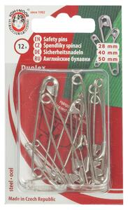BELLATEX Špendlík spínací Stříbrná, Zlatá, Černá mix 28 mm, 40 mm, 50 mm