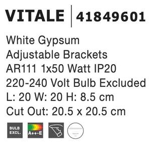 Podhledové svítidlo Vitale 2 bílé – Bílá
