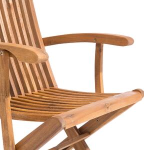 Sada dvou zahradních dřevěných židlí MAUI