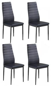 Halmar Jídelní židle K70, v setu 4 ks - bílá